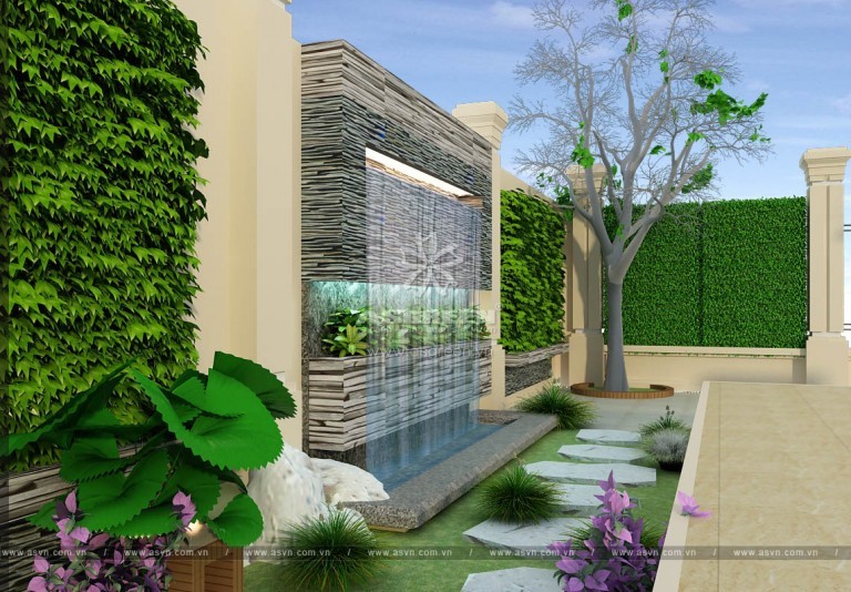 Thiết kế cảnh quan sân vườn, hồ Koi – Mr Minh, Linh Đàm